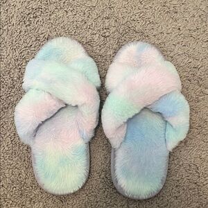 Cozy Pastel Fluffy Slippers